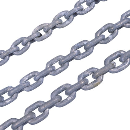 Short link chain DIN766, galvanized execution